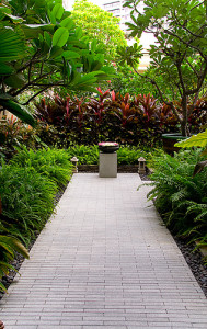 The Metaphysical House and Garden walkway